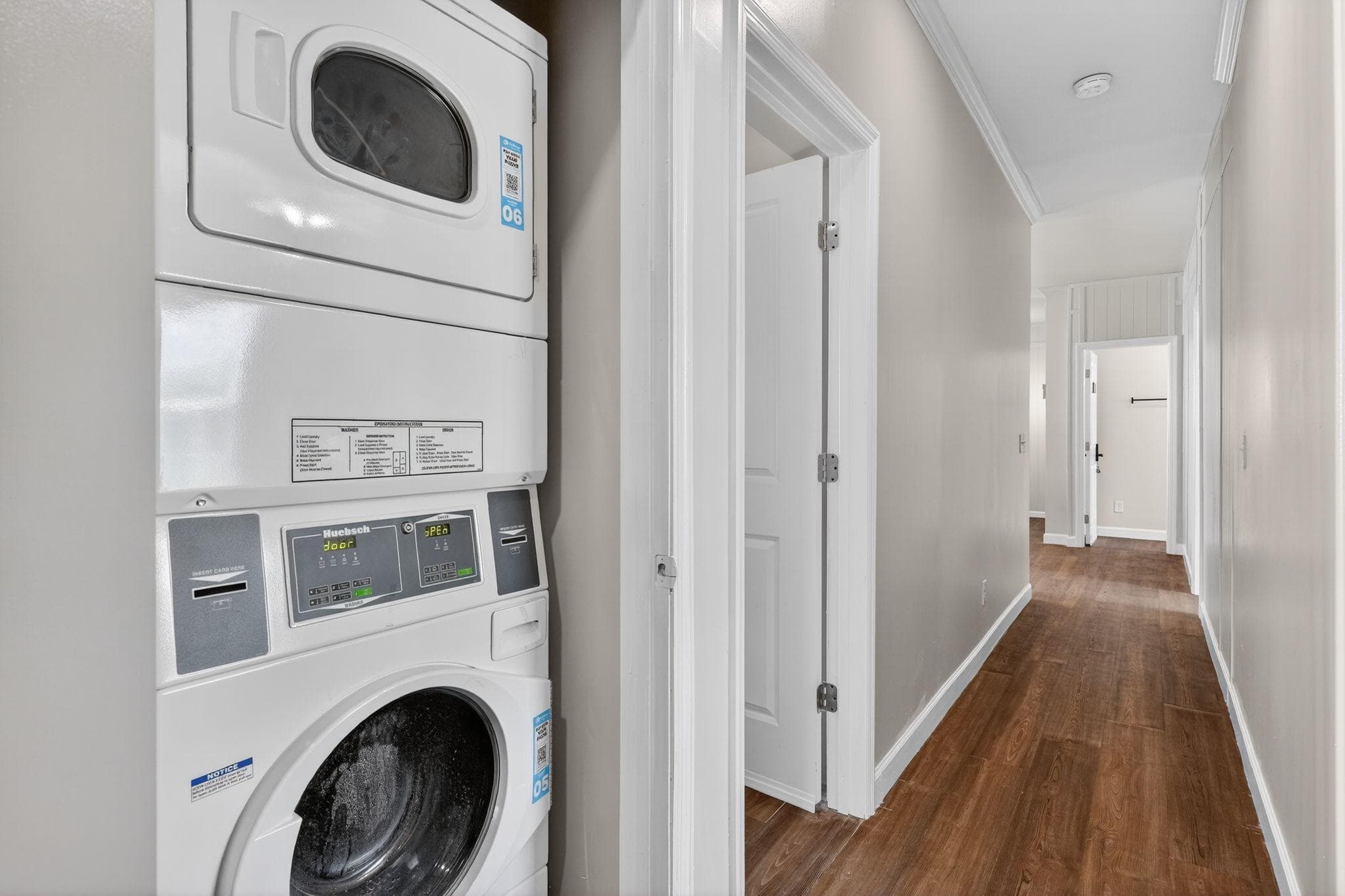 Welcome to your shared home, where convenience meets comfort! This image showcases the in-unit washer and dryer, offering you the utmost convenience in laundry care without leaving the house. Enjoy modern amenities that make your living experience seamless and enjoyable!